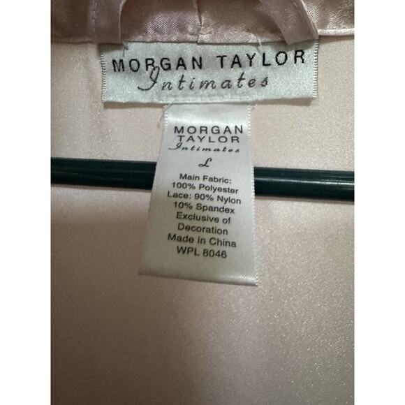 VTG Morgan Taylor Intimates Nightgown Robe Relax Large Silky Has Snags READ - Picture 9 of 14